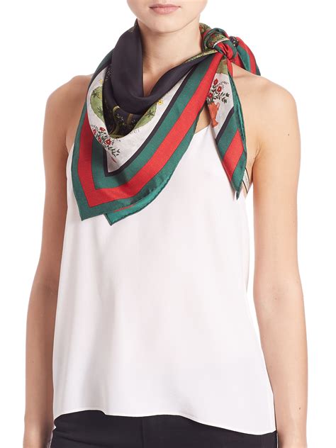 gucci scarf wonen|vintage gucci scarf women.